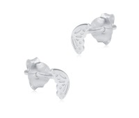 Butterfly Wings Silver Stud Earring STS-6360